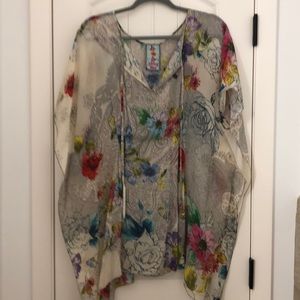 Johnny Was Floral Top L/XL